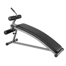 Curved Decline Ab Sit Up Bench with Reverse Crunch Handle Curved Decline Ab Sit Up Bench with Reverse Crunch Handle