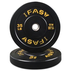 Set of 2 - 35 LB Olympic Bumper Weight Plates Set of 2 - 35 LB Olympic Bumper Weight Plates