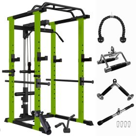 Multi-functional Power Cage with Pullup Squat Rack Multi-functional Power Cage with Pullup Squat Rack